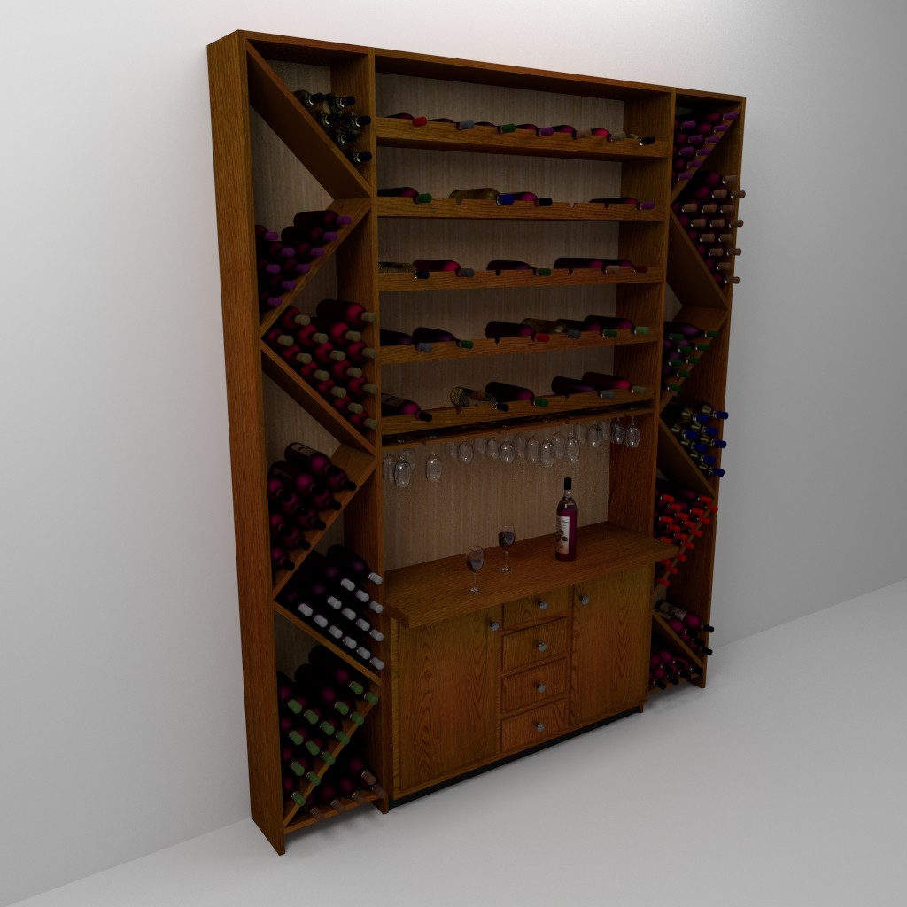 Wine Rack and Cabinet preview image 1